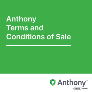 Anthony Terms and Conditions of Sale
